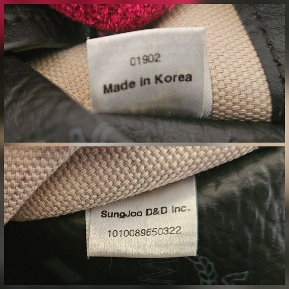 MCM Black Monogram Shoulder Tote Bag AUTHENTIC - Picture 12 of 16